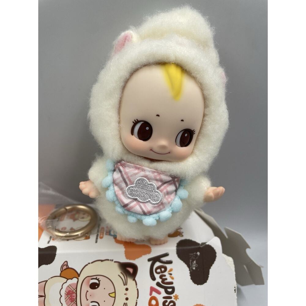 Kewpish Love Fluffy Kindergarten Series Blind Box Pendant Confirmed: Fluffy Lamb - Picture 2 of 5